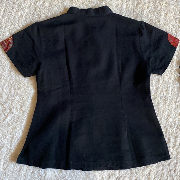 Asian-inspired Black Top - Picture 3 of 5